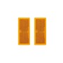 Lot de 2 catadioptre latéral orange 105 x 48 mm