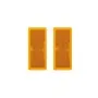 Lot de 2 catadioptre latéral orange 105 x 48 mm
