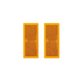 Lot de 2 catadioptre latéral orange 105 x 48 mm