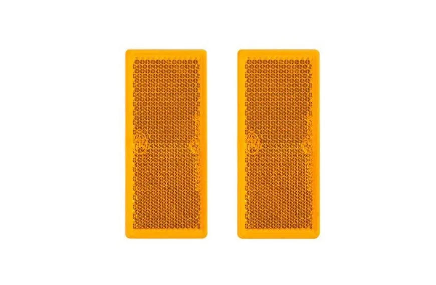 Lot de 2 catadioptre latéral orange 105 x 48 mm