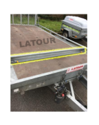 Barre de blocage porte-engin 3.5 m Lider pour sécurisation véhicules sur remorque