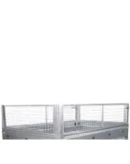 Rehausse de ridelles grillagées (Hauteur 40 cm) 269x151cm