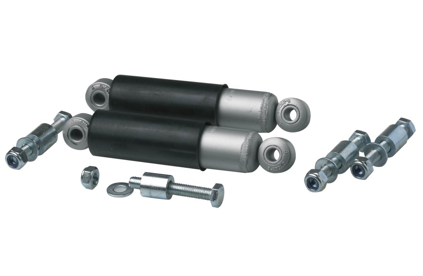 kit de 2 amortisseurs pour essieux 450-750 kg non freinés pour remorque