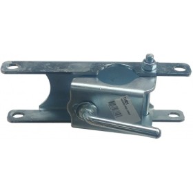 Traverse de roue jockey pour remorque bois LIDER, entraxe 210 mm, compatible roue jockey Ø48 mm