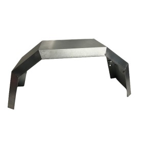 garde-boue métal 13 pouces gris pour remorque et protection roue