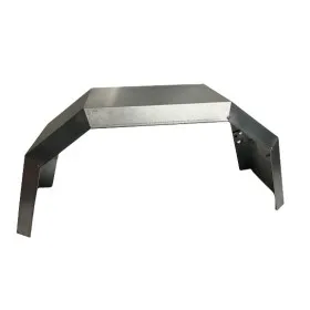 garde-boue métal 13 pouces gris pour remorque et protection roue