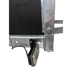 Emmanchement de ridelle coupelle pour remorque bois Lider en métal galvanisé compatible modèles 2440 à 32480