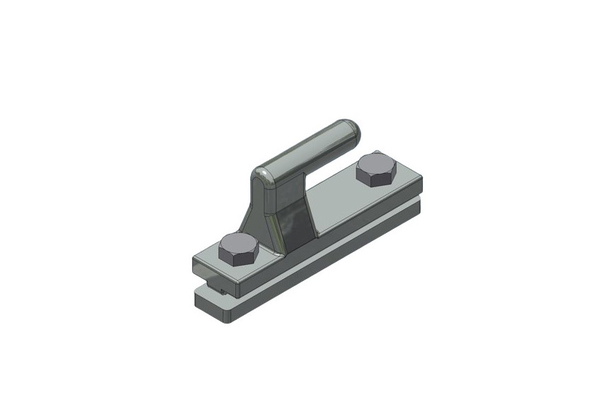 Bride d’arrimage forte charge 70900055 pour remorque Magnum Saris en acier renforcé pour transport sécurisé