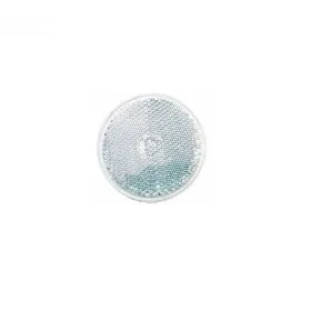 2 catadioptres adhésifs rond blanc 3436CB