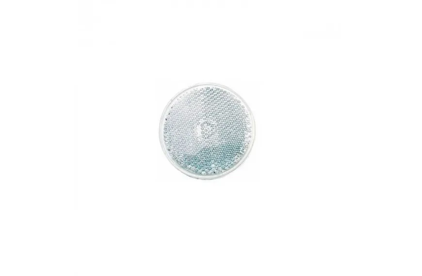 2 catadioptres adhésifs rond blanc 3436CB