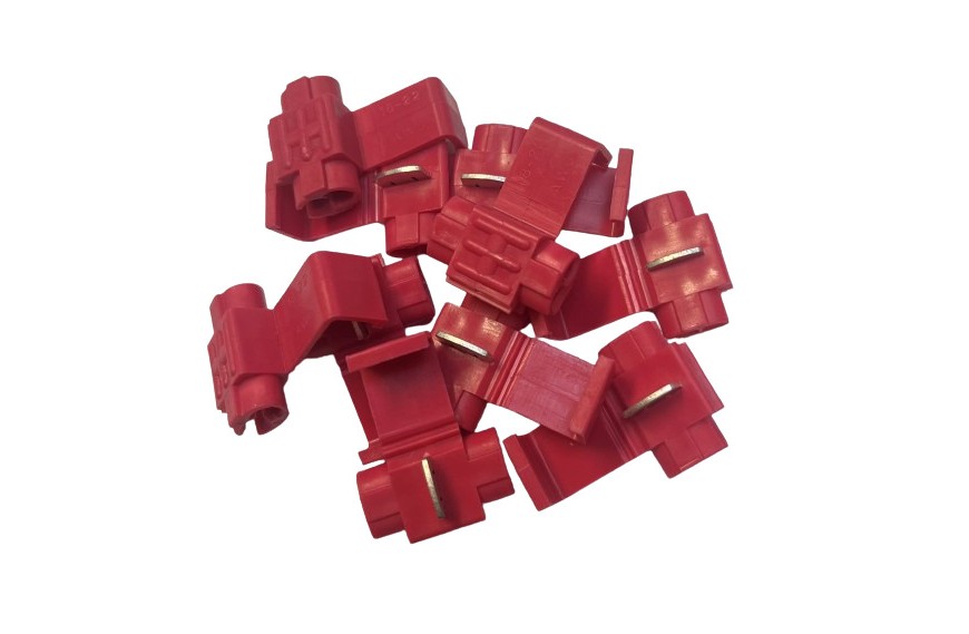 Lot de 10 Connecteurs rapide rouge 3220