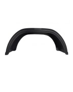 garde-boue plastique 10 pouces noir pour remorque résistante aux chocs et UV