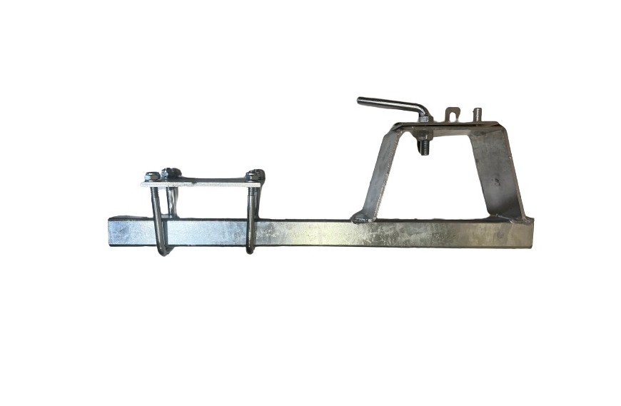 support de roue de secours vertical ajustable pour flèche de remorque