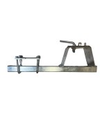 support de roue de secours vertical ajustable pour flèche de remorque