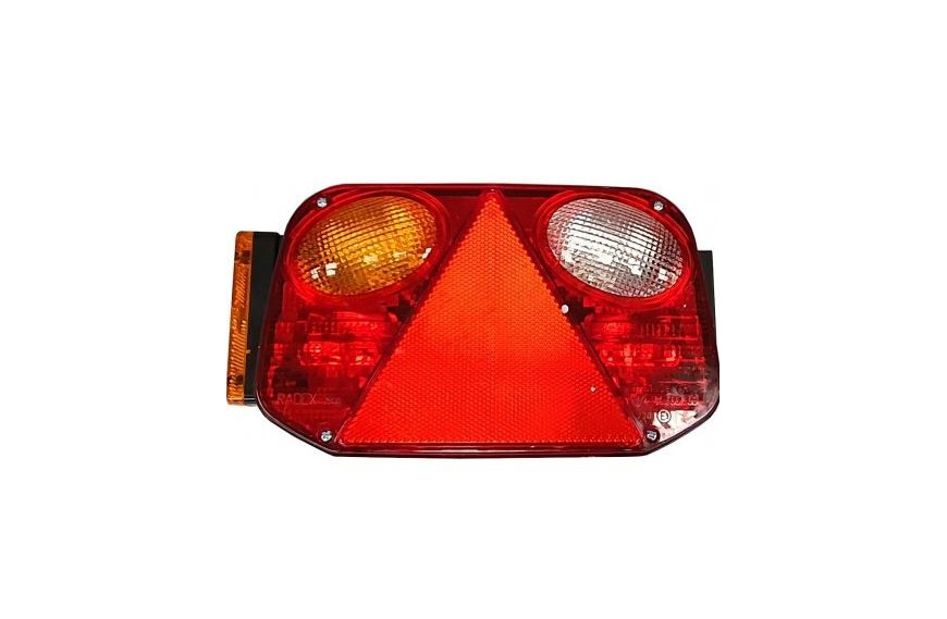 Feu gauche 8 fonctions MB RADEX pour remorque avec feu de recul et position latérale