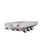 Remorque Tribenne - PTAC 3500 kg (406 x 204 cm) avec pompe électrique - Saris