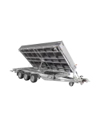 Remorque Tribenne - PTAC 3500 kg (406 x 204 cm) avec pompe électrique - Saris