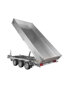Remorque Tribenne - PTAC 3500 kg (406 x 204 cm) avec pompe électrique - Saris
