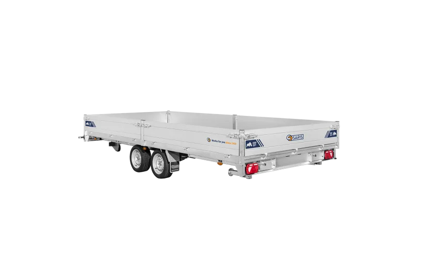 Remorque plateau 506 x 204 cm - PTAC 3500 kg - Saris