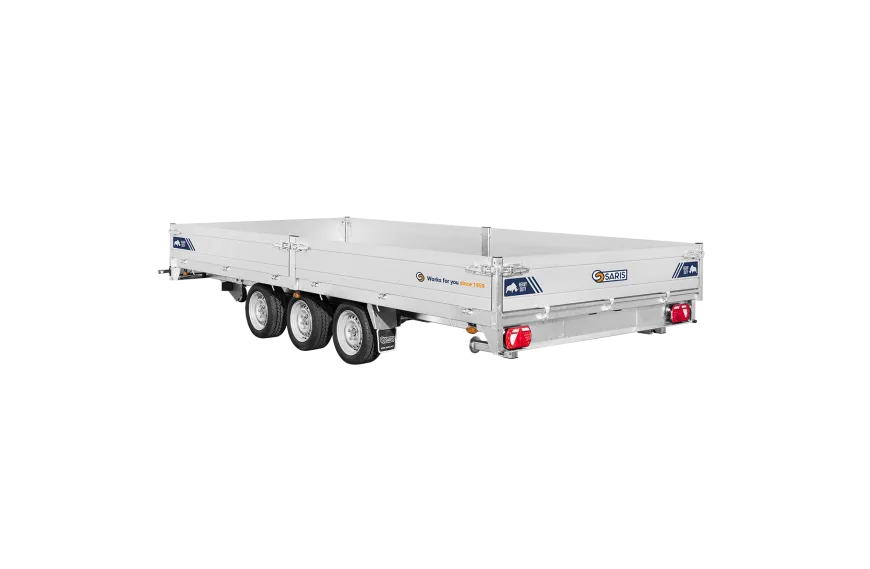 Remorque plateau 506 x 224 cm - PTAC 3500 kg - Saris