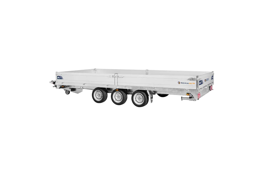 Remorque plateau 506 x 204 cm - PTAC 3500 kg - Saris