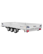 Remorque plateau 506 x 204 cm - PTAC 3500 kg - Saris