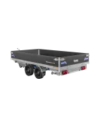 Remorque Tribenne avec pompe électrique 406 x 204 cm - PTAC 3500 kg - Saris
