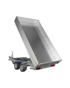 Remorque Tribenne avec pompe électrique 406 x 204 cm - PTAC 3500 kg - Saris