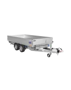 Remorque Tribenne avec pompe électrique 406 x 204 cm - PTAC 3500 kg - Saris