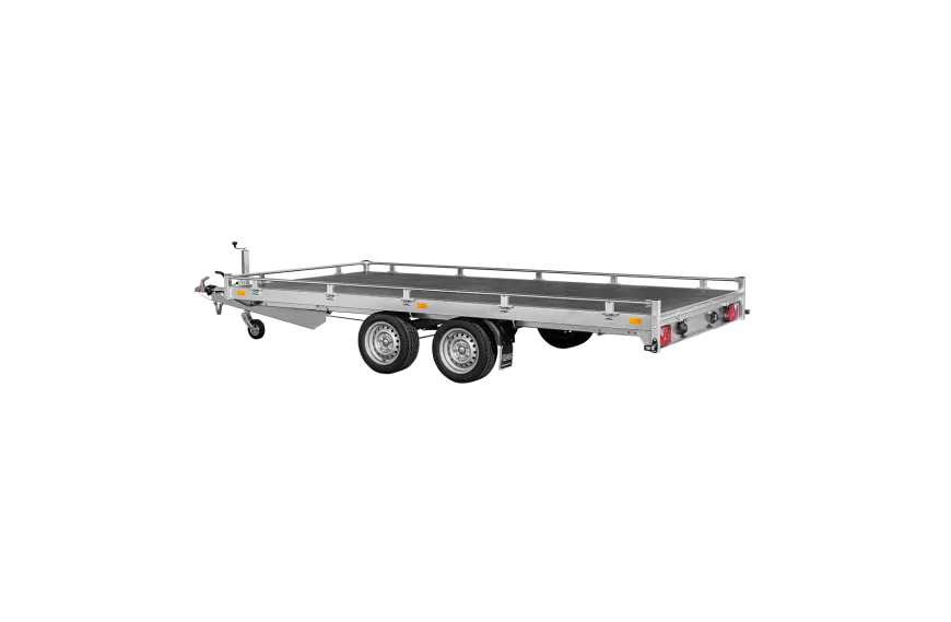 Remorque Transporter plateau basculant 406 x 204 cm - PTAC 2700 kg - Saris
