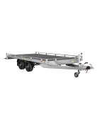 Remorque Transporter plateau basculant 406 x 204 cm - PTAC 2700 kg - Saris