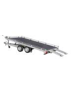 Remorque Transporter plateau basculant 406 x 204 cm - PTAC 2700 kg - Saris