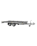 Remorque Transporter plateau basculant 406 x 204 cm - PTAC 2700 kg - Saris