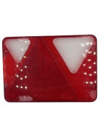 Cabochon droit avec recul FEU RL96 TRAILERS EQUIPMENT