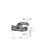 Tête d'attelage sur embase Ø60mm