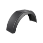 garde-boue plastique 13 pouces pour remorque noir résistant aux projections