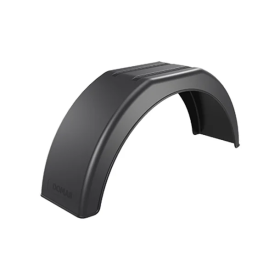 garde-boue plastique 13 pouces pour remorque noir résistant aux projections