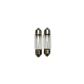 Lot de 2 ampoules navette 12V 5W