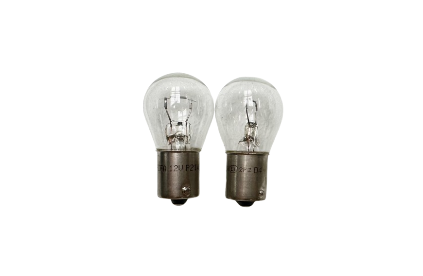 Lot de 2 Ampoules Rondes 12V 21W