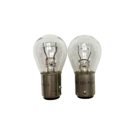 Lot de 2 Ampoules Rondes 12V 5/21W