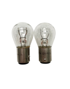 Lot de 2 Ampoules Rondes 12V 5/21W