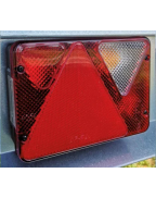 Cabochon droit avec antibrouillard FEU RL96 TRAILERS de remplacement