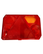 Cabochon droit pour feu RADEX 6400 remorque avec connexion étanche