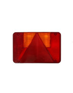 Cabochon droit feu arrière RADEX 5800 pour remorque avec 5 fonctions