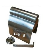 Antivol remorque universel coiffant pour tête d’attelage avec cadenas et 2 clés