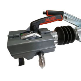 Antivol universel remorque compact et robuste avec cadenas et 2 clés pour tête d’attelage