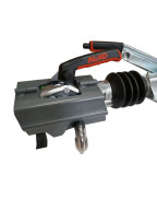 Antivol universel remorque compact et robuste avec cadenas et 2 clés pour tête d’attelage