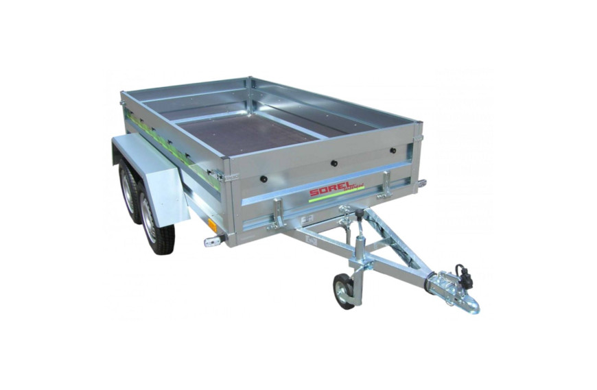 Remorque Rustique R253-2 SOREL PTAC 500 kg double essieu robuste