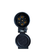 prise femelle 7 broches pour prolongateur remorque compatible 12V et 24V