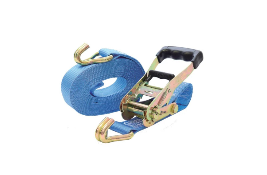 Sangle à cliquet 2 parties 9 m x 50 mm – 4000 kg pour arrimage sécurisé de charges lourdes
